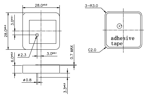 Размер GL2806B