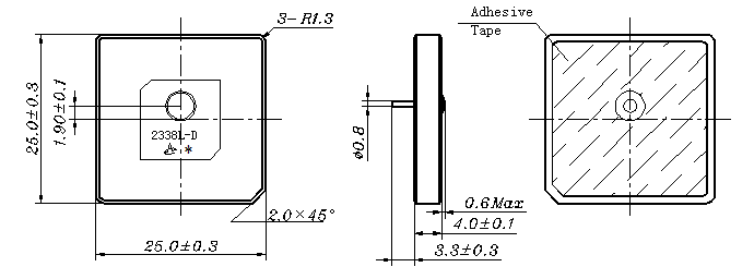 Размер GL2540D